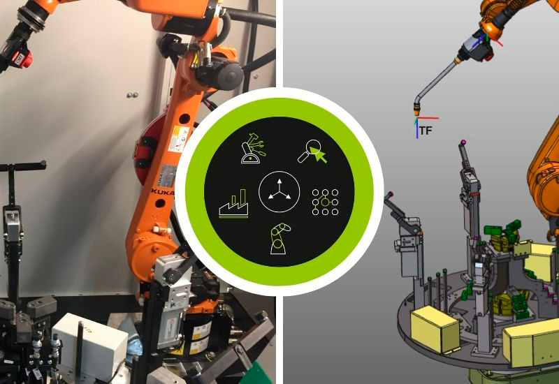 Digitaler Zwilling optimiert Roboterzelle in wenigen Stunden